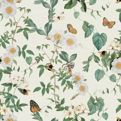 Arthouse Bumblebee Trail Cream Wallpaper - Flowers & Nature Arthouse Bumblebee Trail Cream Wallpaper - Flowers & Nature