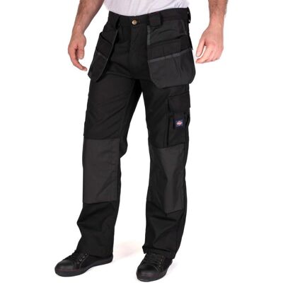 Pantalon de travail Lee Cooper - Noir, 38W/Short, Genouillères et Holster Pantalon de travail Lee Cooper - Noir, 38W/Short, Genouillères et Holster