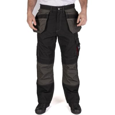 Pantaloni da lavoro con banda riflettente e tasca holster Lee Cooper Pantaloni da lavoro con banda riflettente e tasca holster Lee Cooper