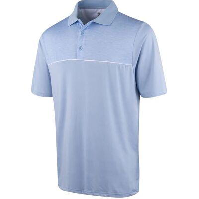 Island Green Polo de Golf pour Hommes IGTS2042 Imprimé en Surbrillance Ciel - Polo de Golf Island Green Polo de Golf pour Hommes IGTS2042 Imprimé en Surbrillance Ciel - Polo de Golf