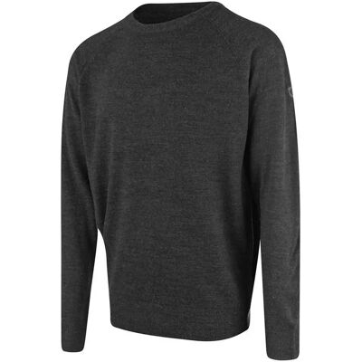 Island Green Heren Raglan Lange Mouw Donkergrijs Golf Trui - Golf Trui Island Green Heren Raglan Lange Mouw Donkergrijs Golf Trui - Golf Trui