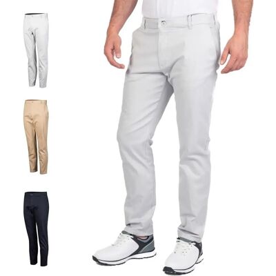 Island Green IGPNT2167 Jasnoszary tapered fit golf chino Island Green IGPNT2167 Jasnoszary tapered fit golf chino