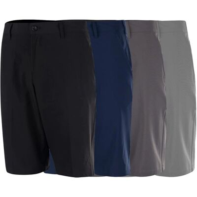 Island Green Men’s Grey Golf Tapered Stretch Shorts Island Green Men’s Grey Golf Tapered Stretch Shorts