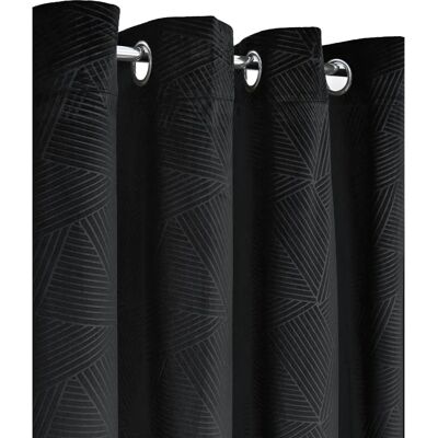 Emma Barclay - Velvet Curtains - Geometric Eyelet - Curtains Emma Barclay - Velvet Curtains - Geometric Eyelet - Curtains