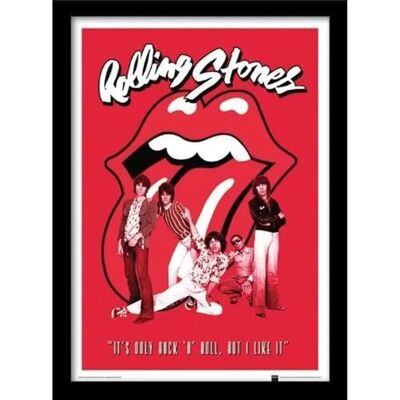 Rolling Stones - It's Only Rock N Roll - Framed - Artwork - Framed Print Rolling Stones - It's Only Rock N Roll - Framed - Artwork - Framed Print