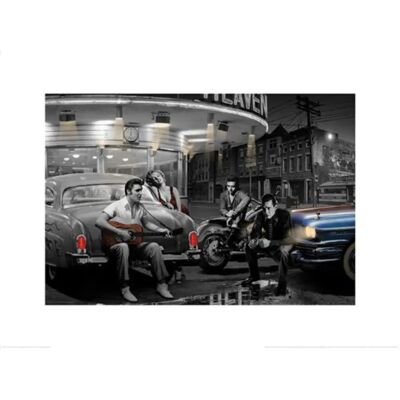 Pyramid - Legendary Crossroads - 60x80cm - Kunstdruk Pyramid - Legendary Crossroads - 60x80cm - Kunstdruk
