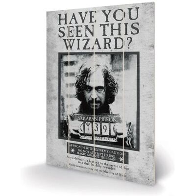 Pyramid International SW10611P - Plakat Woodprint Sirius Wanted - Harry Potter Pyramid International SW10611P - Plakat Woodprint Sirius Wanted - Harry Potter