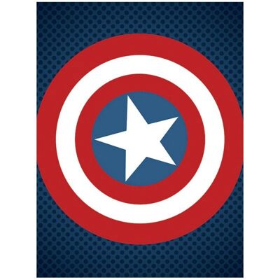 Pyramid - Captain America Shield - 30x40 cm - Framed - Wandkunst Pyramid - Captain America Shield - 30x40 cm - Framed - Wandkunst