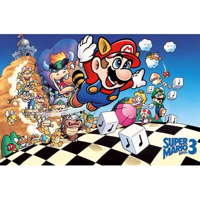Pyramid WDC92393 Póster - Super Mario Bros 3 - 30x40 cm Pyramid WDC92393 Póster - Super Mario Bros 3 - 30x40 cm