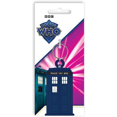 Pyramid International Doctor Who Gummi Tardis Schlüsselanhänger - Offiziell Pyramid International Doctor Who Gummi Tardis Schlüsselanhänger - Offiziell