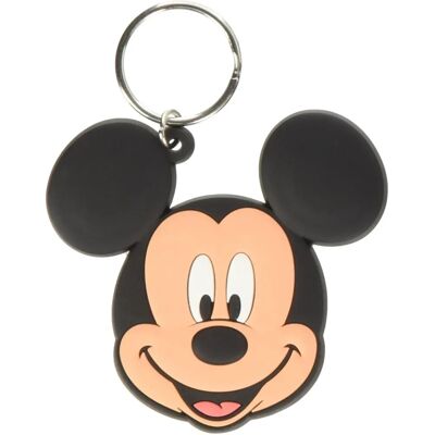 Portachiavi in gomma Mickey Mouse Disney - Anello Portachiavi in gomma Mickey Mouse Disney - Anello