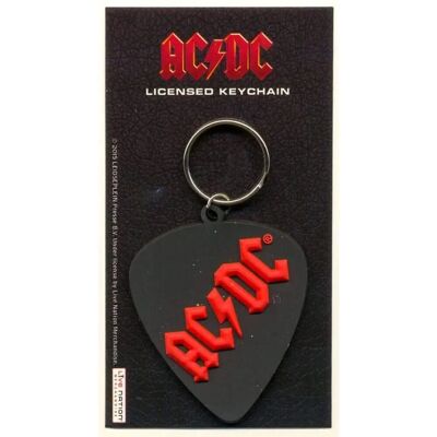 Portachiavi in gomma AC/DC - Pletto ufficiale - 85746 Portachiavi in gomma AC/DC - Pletto ufficiale - 85746