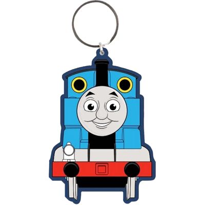 Llavero de goma Thomas y sus Amigos - Anillo metálico Llavero de goma Thomas y sus Amigos - Anillo metálico