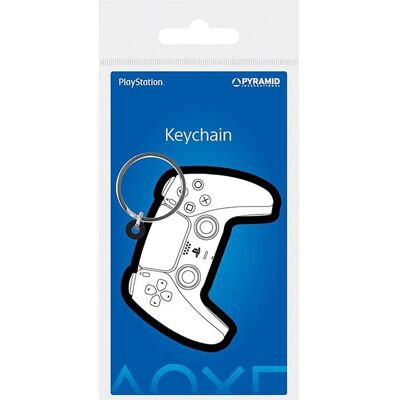 Pyramid International PlayStation Controller Avaimenperä - Monikerroksinen kumikumi - 6cm Pyramid International PlayStation Controller Avaimenperä - Monikerroksinen kumikumi - 6cm
