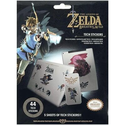 Pack de 10 autocollants technologiques The Legend of Zelda - Pyramid International Pack de 10 autocollants technologiques The Legend of Zelda - Pyramid International