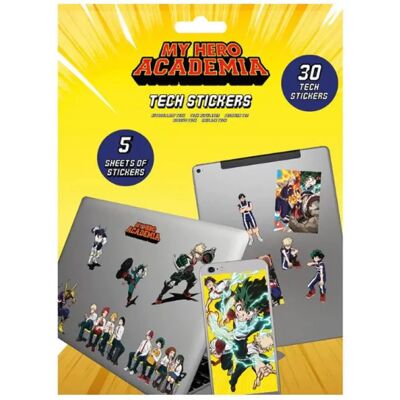 Pyramid My Hero Academia Tech Sticker - 30 Anime Aufkleber für Laptops & Handys Pyramid My Hero Academia Tech Sticker - 30 Anime Aufkleber für Laptops & Handys