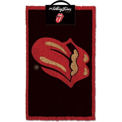 Tapis de porte logo langue des Rolling Stones - paillasson Tapis de porte logo langue des Rolling Stones - paillasson