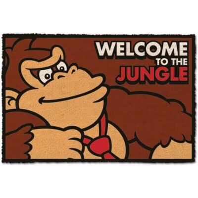Felpudo Nintendo Donkey Kong - Bienvenue dans la jungle 40x60 - Publicité Felpudo Nintendo Donkey Kong - Bienvenue dans la jungle 40x60 - Publicité