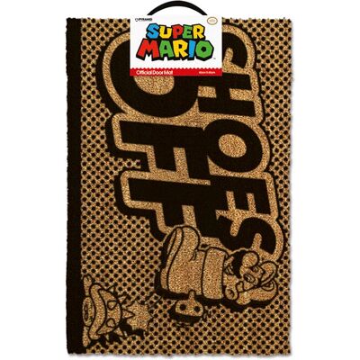 Pyramid International Super Mario Fußmatte - Schwarz & Braun - 40x60 cm Pyramid International Super Mario Fußmatte - Schwarz & Braun - 40x60 cm