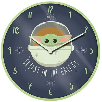 Pyramid International Star Wars The Mandalorian Wanduhr - 73599 Pyramid International Star Wars The Mandalorian Wanduhr - 73599
