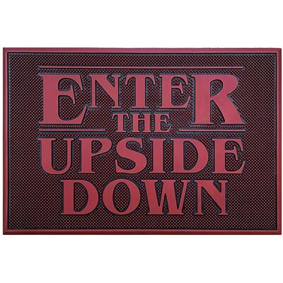 Tapis en caoutchouc Stranger Things - 40 x 60 cm - Publicité Tapis en caoutchouc Stranger Things - 40 x 60 cm - Publicité