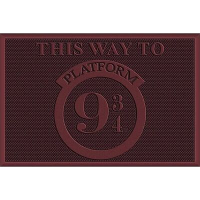 Harry Potter Dörrmatta Plattform 9 3/4 40 x 60 cm Harry Potter Dörrmatta Plattform 9 3/4 40 x 60 cm