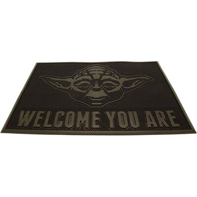 Tapis en caoutchouc Yoda Star Wars - 40x60cm - Paillasson - Publicité Tapis en caoutchouc Yoda Star Wars - 40x60cm - Paillasson - Publicité