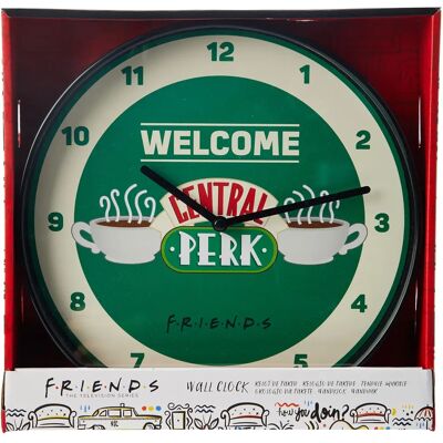 Horloge Murale Pyramid International Friends Central Perk - 24,5cm Verte Horloge Murale Pyramid International Friends Central Perk - 24,5cm Verte