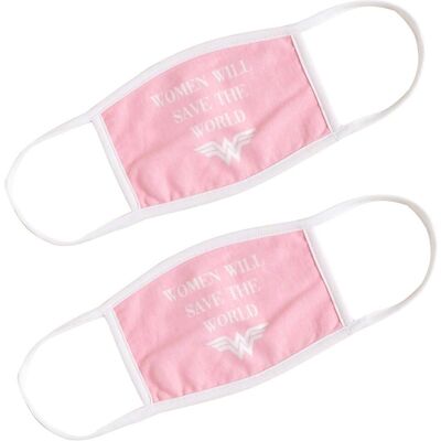 Pyramid International Wonder Woman Gesichtsmaske - Save The World Pink 2er Pack Pyramid International Wonder Woman Gesichtsmaske - Save The World Pink 2er Pack
