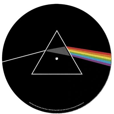 Pink Floyd Darkside Record Slipmat - Revestimiento antistático - Tapete para discos Pink Floyd Darkside Record Slipmat - Revestimiento antistático - Tapete para discos