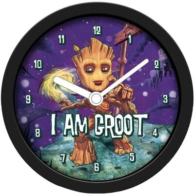 Marvel Guardians of the Galaxy Baby Groot Desk Clock - Black Marvel Guardians of the Galaxy Baby Groot Desk Clock - Black