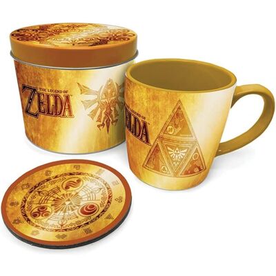 Pyramid International Zelda Golden Triforce Tasse - Metallbox Pyramid International Zelda Golden Triforce Tasse - Metallbox