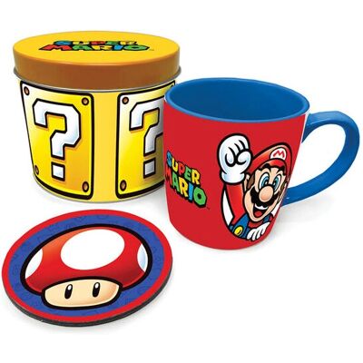 Pyramid International Super Mario Becher & Untersetzer - Mehrfarbig - Becher Pyramid International Super Mario Becher & Untersetzer - Mehrfarbig - Becher
