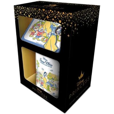 Disney Princess Schneewittchen-Geschenkset - Becher, Untersetzer & Schlüsselanhänger Disney Princess Schneewittchen-Geschenkset - Becher, Untersetzer & Schlüsselanhänger