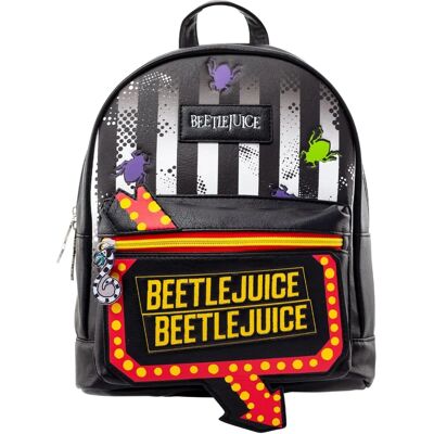 Sac à dos Beetlejuice de haute qualité, licence officielle - BEM'S - Publicité Sac à dos Beetlejuice de haute qualité, licence officielle - BEM'S - Publicité