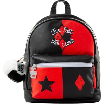 Pyramid International Harley Quinn Rucksack - Mini PU-Leder Tasche für Sammler Pyramid International Harley Quinn Rucksack - Mini PU-Leder Tasche für Sammler