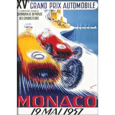 Pyramid International Mónaco 6 Memorabilia Impresión en lienzo - cartel Pyramid International Mónaco 6 Memorabilia Impresión en lienzo - cartel