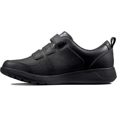 Clarks Boys' Black Scape Sky School Shoes - Size 4 - School Shoes Clarks Boys' Black Scape Sky School Shoes - Size 4 - School Shoes