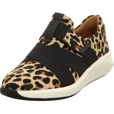 Clarks Un Rio Instappers met Klittenband Bruin - Dames Sneakers Clarks Un Rio Instappers met Klittenband Bruin - Dames Sneakers