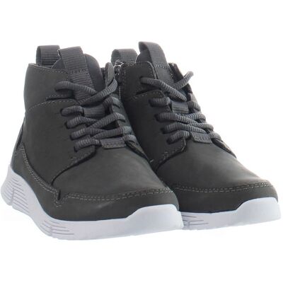 Clarks Tri Voyage Kids Sneakers - Unisex Grijs Leer, UK 13 Clarks Tri Voyage Kids Sneakers - Unisex Grijs Leer, UK 13