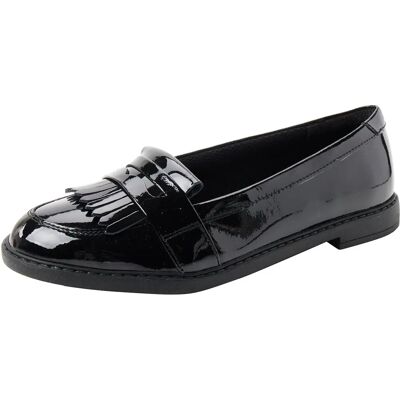 Clarks Scala Bright Chaussures scolaires pour filles noires - Chaussures scolaires Clarks Scala Bright Chaussures scolaires pour filles noires - Chaussures scolaires