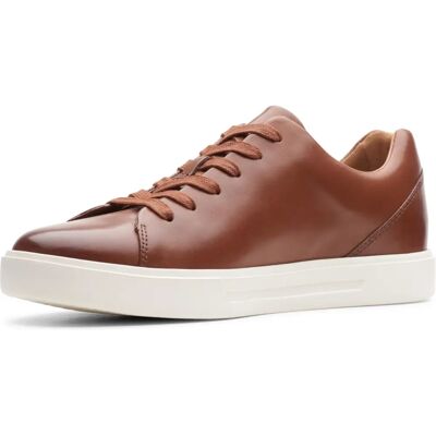 Clarks Un Costa Lace Brown Leather Sneakers - Sneakers Clarks Un Costa Lace Brown Leather Sneakers - Sneakers