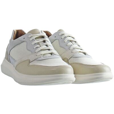 Clarks Un Globe Run White Synthetic Mens Trainers - Shoe Type Clarks Un Globe Run White Synthetic Mens Trainers - Shoe Type