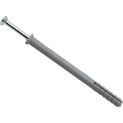 MASONMATE 0837M540100 Nylon Hammer-In Fixing - Fastener - 8 x 100mm MASONMATE 0837M540100 Nylon Hammer-In Fixing - Fastener - 8 x 100mm