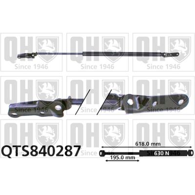 QUINTON HAZELL QTS840287 Amortisseur à gaz - Toyota Previa, Estima I, Picnic - Support hydraulique - Publicité QUINTON HAZELL QTS840287 Amortisseur à gaz - Toyota Previa, Estima I, Picnic - Support hydraulique - Publicité
