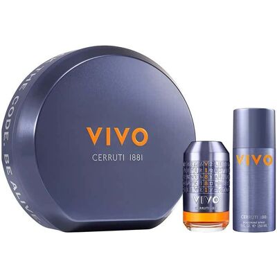 Cerruti 1881 Vivo Lahjapakkaus - Eau de Parfum 60ml + Deodorant Spray 150ml Cerruti 1881 Vivo Lahjapakkaus - Eau de Parfum 60ml + Deodorant Spray 150ml