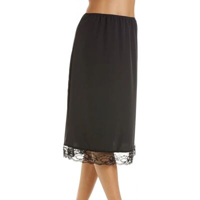 Camille Black 26" Length Half Slip - Under Skirt Camille Black 26" Length Half Slip - Under Skirt