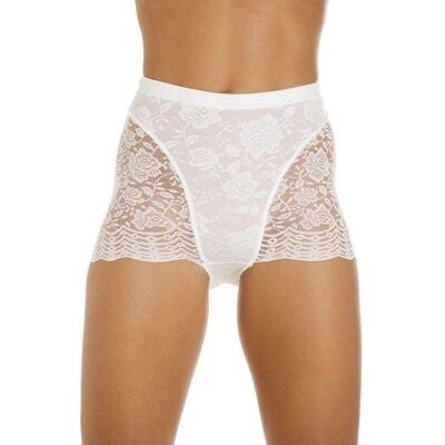 Camille Two Pack Floral Lace Control Boxer Shorts - Womens Boxer Shorts Camille Two Pack Floral Lace Control Boxer Shorts - Womens Boxer Shorts