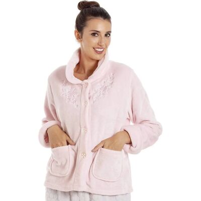 Camille Classic Button Bed Jacket - Bed Jacket Camille Classic Button Bed Jacket - Bed Jacket