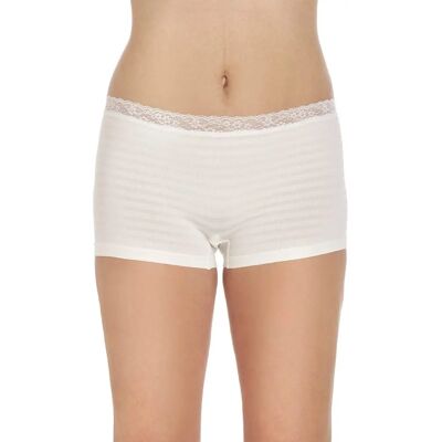 Camille Ivory Stripe Seamless Boxer - Boxers Camille Ivory Stripe Seamless Boxer - Boxers